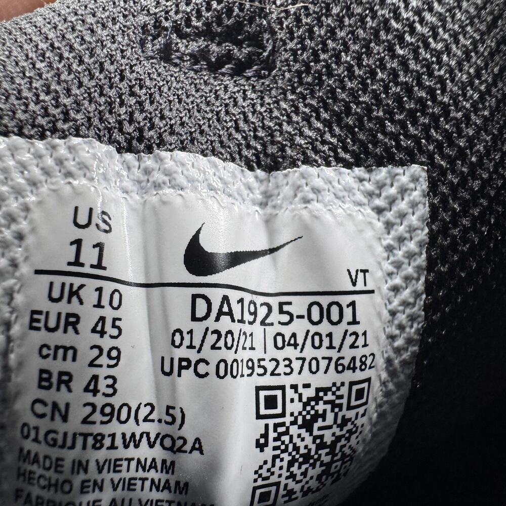 Nike Air Max 2021 Black Iron Grey White DA1925-001 Mens Size‎ 11 - Picture 8 of 8